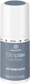 Alessandro Striplac Peel or Soak (8ml) - Snow Castle