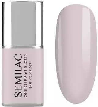 Semilac One Step 3in1 Glossy (7ml) 610 Barely Pink
