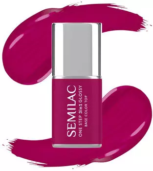 Semilac One Step 3in1 Glossy (7ml) 690 Coral Pink