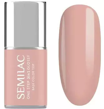 Semilac One Step 3in1 Glossy (7ml) 450 Light Peach