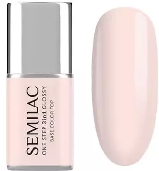 Semilac One Step 3in1 Glossy (7ml) 254 Rose Beige