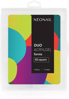 NeoNail Duo Acrylgel Forms (120 Stk.) 02 Square