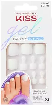 Kiss Gel Fantasy Toenails (24 Stk.) This is Classic