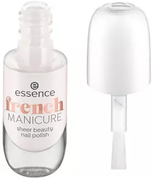 Essence french MANICURE sheer beauty nail polish (8ml) 02 rosé on ice