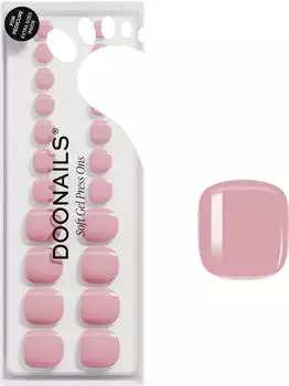 Doonails Soft Gel Press Ons Pedicure (30 Stk.) Valentine Crush