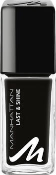 Manhattan Last & Shine Nail Polish - 950 Black Is Back (10ml)