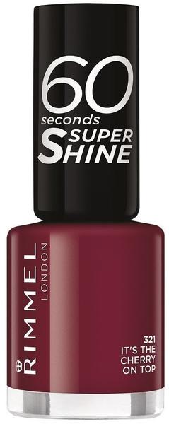 Rimmel London 60 Seconds Super Shine 321 Its the Cherry on Top 8 ml