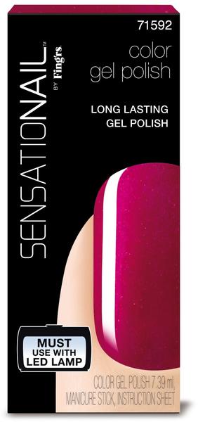 Sensationail Nail Polish gel color raspberry