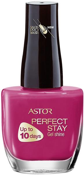 Astor Perfect Stay Gel Shine Nagellack, Nr. 216, Propical Pink, Intensive, langanhaltende, 1er Pack (1 x 12 ml)