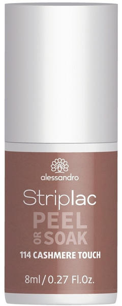 Alessandro Striplac Peel or Soak - 114 Cashmere Touch (8ml)