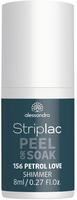 Alessandro International Alessandro Striplac Peel or Soak 156 Petrol Love 8 ml,