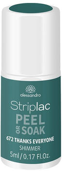 Alessandro Striplac Peel or Soak - 672 Thanks Everyone (5ml)