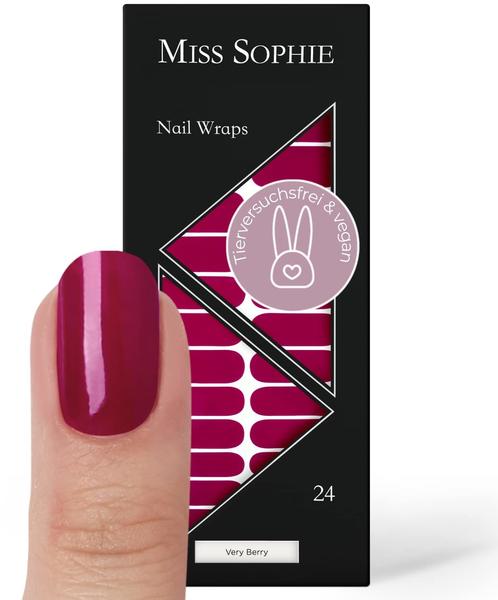 Miss Sophie's Nail Wraps Very Berry