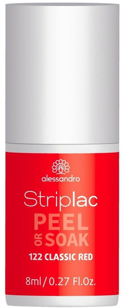 Alessandro Striplac Peel or Soak - Classic Red (8ml)
