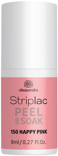 Alessandro Striplac Peel or Soak 150 Happy Pink (8ml)