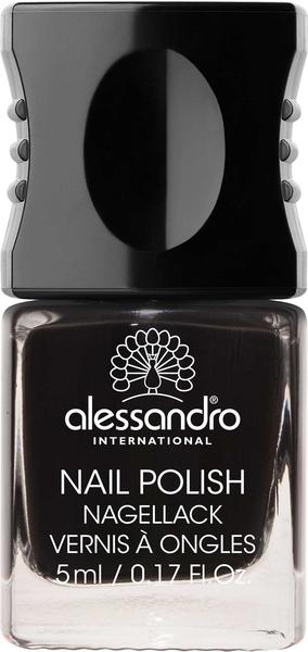 Alessandro Colour Explosion Nail Polish - 177 Midnight Black (5ml)