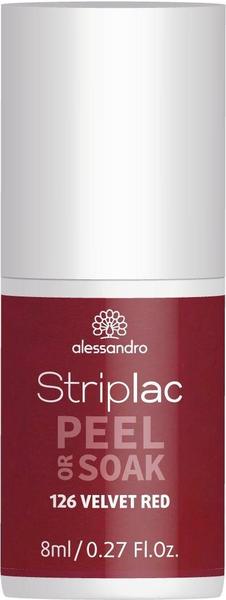 Alessandro Striplac Peel or Soak - Velvet Red (8ml)