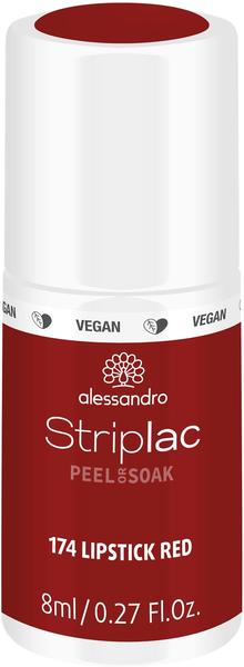 Alessandro Striplac Peel or Soak Lipstick Red (8ml)