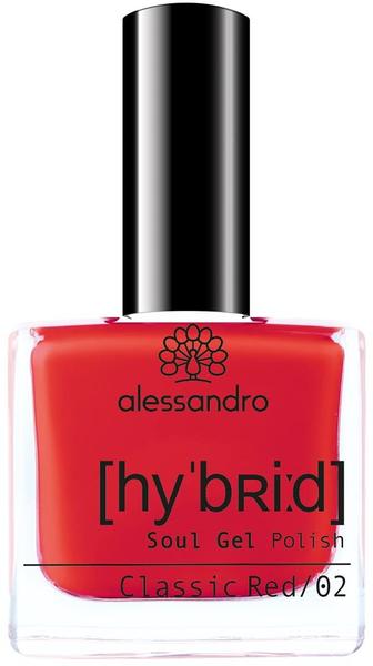 Alessandro Hybrid Soul Gel Polish Nr. 110 - Classic Red (8ml)