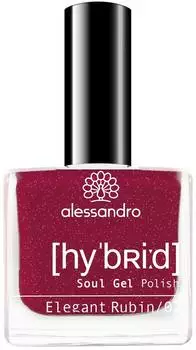 Alessandro Hybrid Soul Gel Polish Nr. 114 - Elegant Rubin (8ml)
