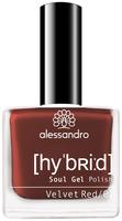 Alessandro International Alessandro Nagellack Hybrid Colour 115 Velvet Red 8 ml,