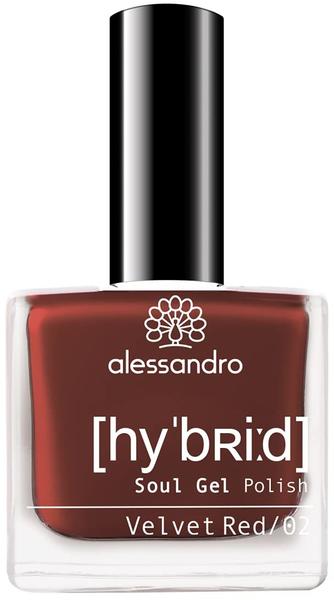 Alessandro Hybrid Soul Gel Polish Nr. 115 - Velvet Red (8ml)