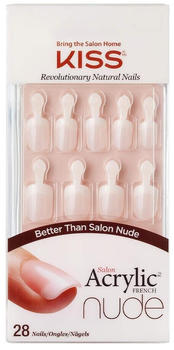 Kiss Salon Acrylic French Nude Breathtaking (28pcs.)