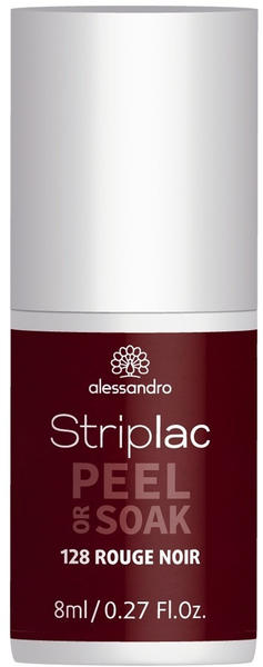 Alessandro Striplac Peel or Soak - 128 Rouge Noir (8ml)