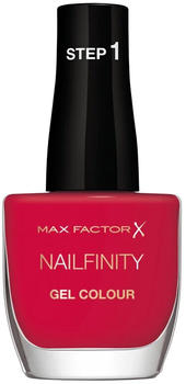 Max Factor Nailfinity Gel Colour Nail Polish (12ml) 300 Ruby Tuesday