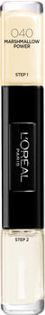 Loreal LOréal Infaillible Nail Polish 2in1 Color Top Coat - 40 Marshmallow Power (2x5ml)