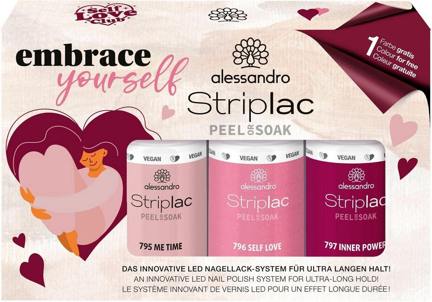(3x5ml) Embrace Angebote 2023) Striplac Yourself 22,60 Colour TOP Alessandro Test € Set (Oktober ab