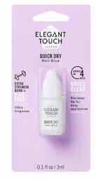 Elegant Touch Protective Nail Glue Quick Dry Clear (3ml)