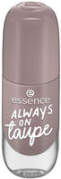 essence gel nail polish Nagellack 8 ml Nr. 37 - Always On Taupe