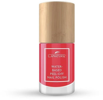 La Nature Water-Based Peel-Off Nail Polish (10ml) Red Poppy