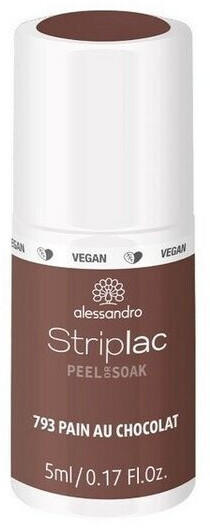 Alessandro Striplac Peel Or Soak Nagellack (5ml) Pain Au Chocolat