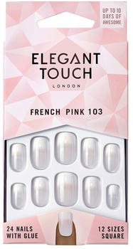 Elegant Touch French Nails 103 M Pink