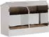 vidaXL Kaninchenfütterer verzinkter Stahl, 64,5x25,5x45,5cm, silber (874596)