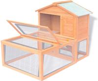 vidaXL Kleintier-/Kaninchenstall Holz