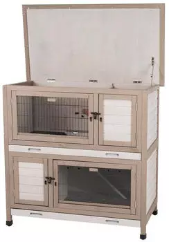 Trixie natura Kleintierstall mit W&auml;rmed&auml;mmung beige (62403)