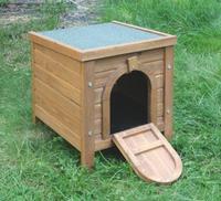 Kerbl - Kleintierhaus Outdoor (l X B X H 36 X 36 X 40 Cm, Lasiertes Holz) 82740