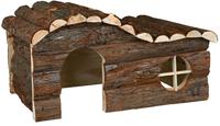 TRIXIE 62053, TRIXIE Haus Hanna, Kaninchen, Rindenholz / geflammt, 43 x 22 x 28 cm