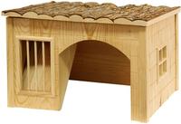 Kerbl Nagerhaus mit Heuraufe Nature 43 x 34,5 x 27 cm 82759