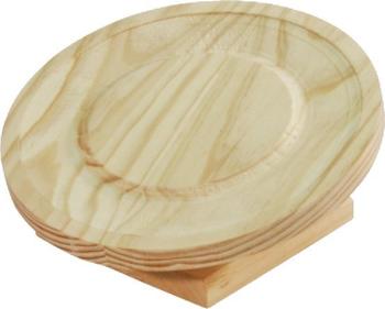 Kerbl Hamsterlaufteller aus Holz (ø 20 cm)