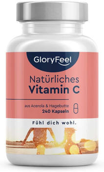GloryFeel Natürliches Vitamin C Kapseln (240 Stk.)