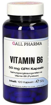 Hecht Pharma Vitamin B6 50mg GPH Kapseln (120 Stk.)
