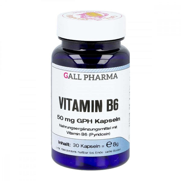Hecht Pharma Vitamin B6 50mg GPH Kapseln (30 Stk.)
