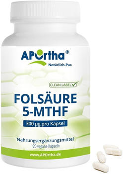 Aportha Folsäure 5-MTHF Kapseln (120 Stk.)