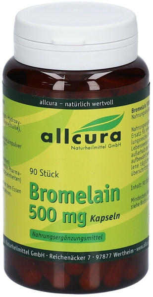 Allcura Bromelain 500mg Kapseln (90 Stk.)