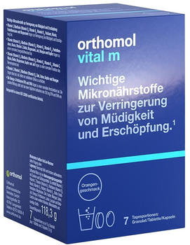 Orthomol Vital M Kombipackung Orange Granulat/Tablette/Kapseln (7 Stk.)