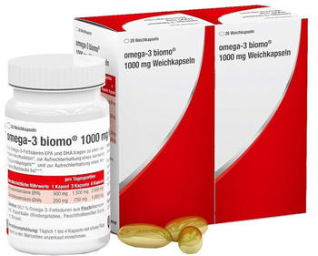 Biomo Omega-3 biomo 1000mg Weichkapseln (56 Stk.)